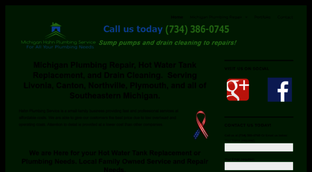 michiganhahnplumbingservice.com