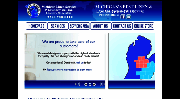 michiganlinenservice.com