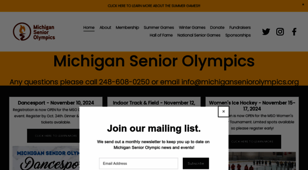 michiganseniorolympics.org