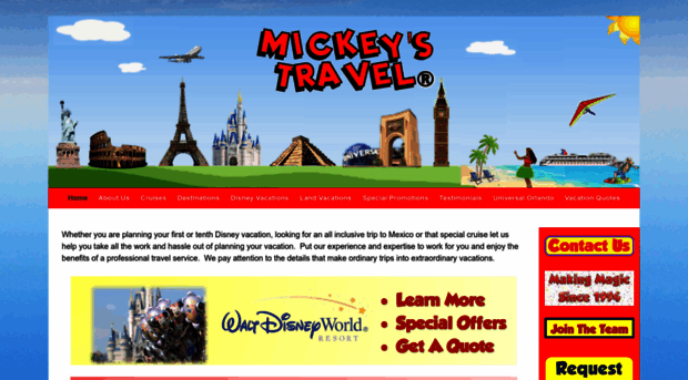 mickeystravel.com