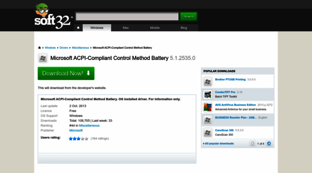 microsoft-acpi-compliant-control-method-battery.soft32.com