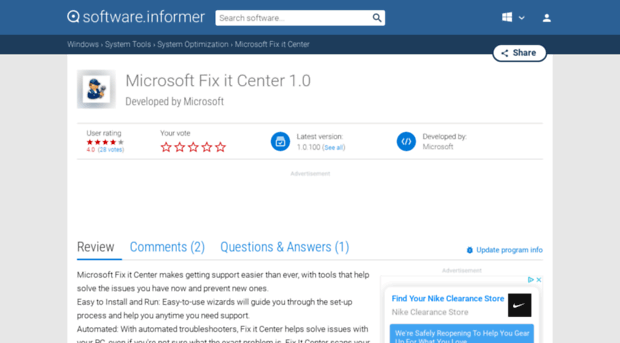 microsoft-fix-it-center.software.informer.com