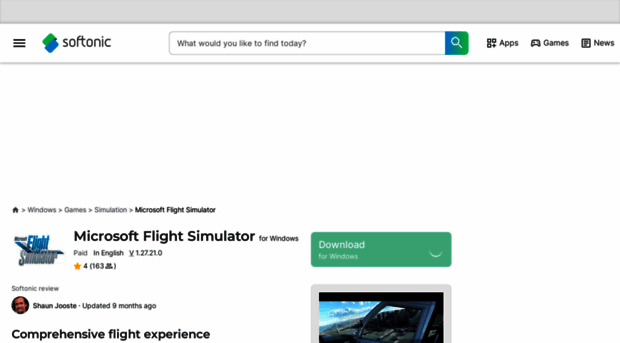 microsoft-flight-simulator-2020.en.softonic.com