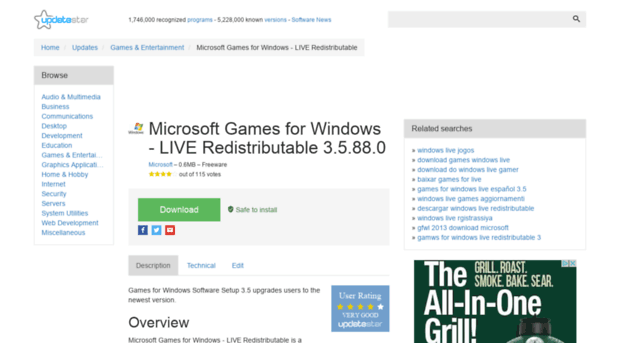 microsoft-games-for-windows-live-redistributable.updatestar.com