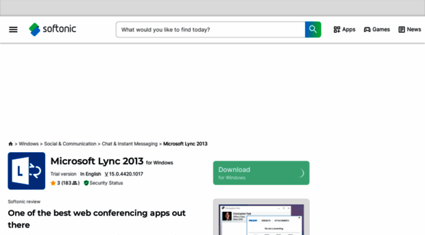 microsoft-lync.en.softonic.com