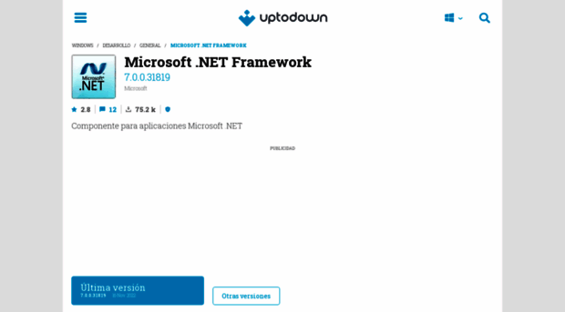 descarga .net framework v4.0.30319