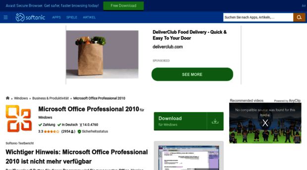 microsoft-office-2010-pro.softonic.de