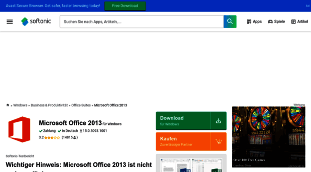 microsoft-office-2013.softonic.de