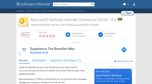 microsoft-outlook-hotmail-connector-32-b3.software.informer.com