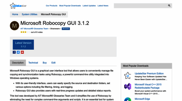 microsoft-robocopy-gui.updatestar.com