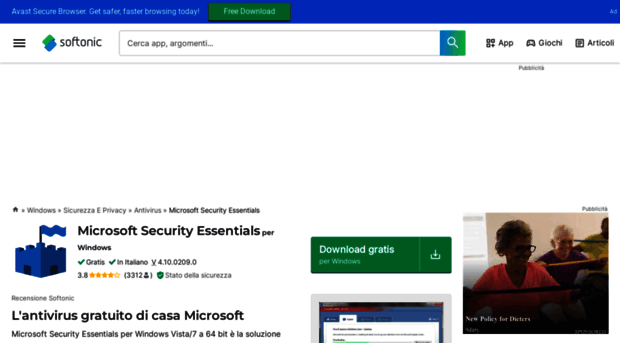 microsoft-security-essentials-64bit.softonic.it