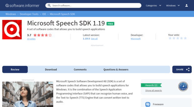 microsoft-speech-sdk.software.informer.com