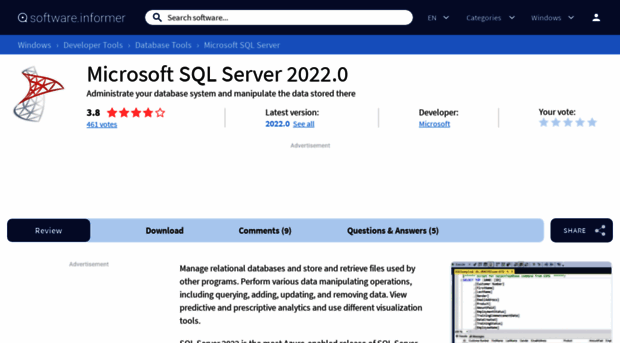 microsoft-sql-server.software.informer.com