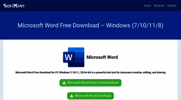 microsoft-word.en.softmany.com - Microsoft Word - Download - Microsoft ...