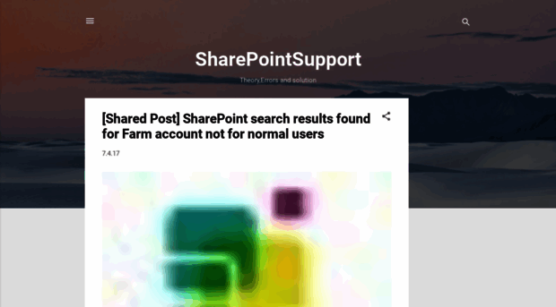 microsoftsharepointsupport.blogspot.com