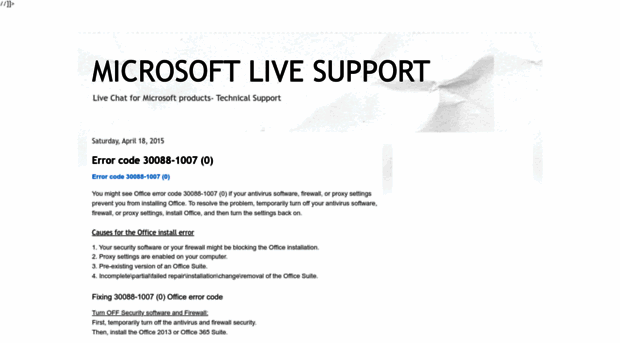 microsoftsupprt.blogspot.com