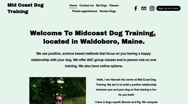 midcoastdogtraining.com