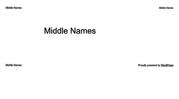 middle-names.com