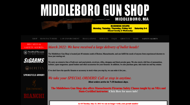 middleborogunshop.com