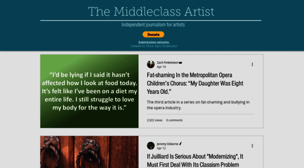 middleclassartist.com