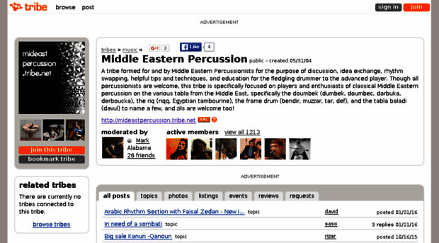 mideastpercussion.tribe.net