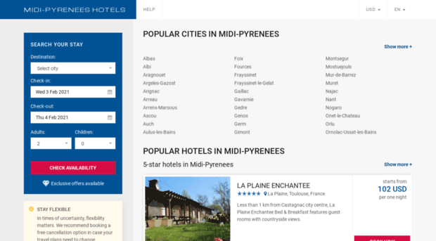 midi-pyrenees-hotels.com