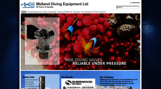 midlanddiving.com