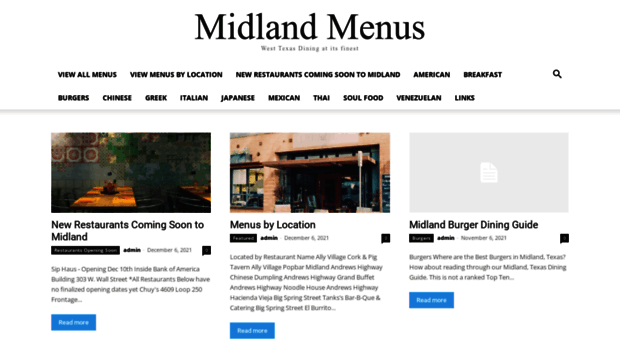 midlandmenus.com