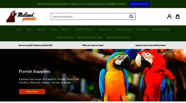 midlandparrots.com