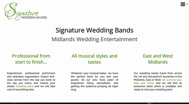 midlandsweddingbands.com