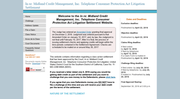 midlandtcpasettlement.com