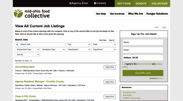 midohiofoodbank.applicantpro.com