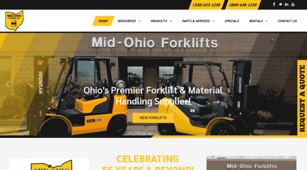 midohioforklift.com