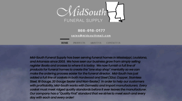 midsouthfuneralsupply.com