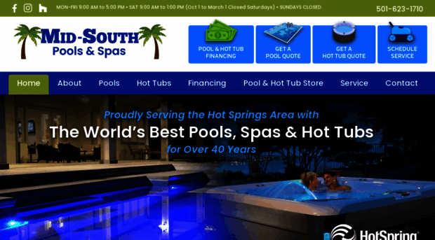 midsouthpoolsandspas.com