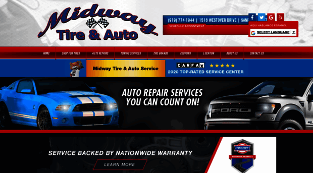 midwaytireandauto.com