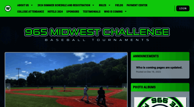 midwestchallengebaseballtournaments.com