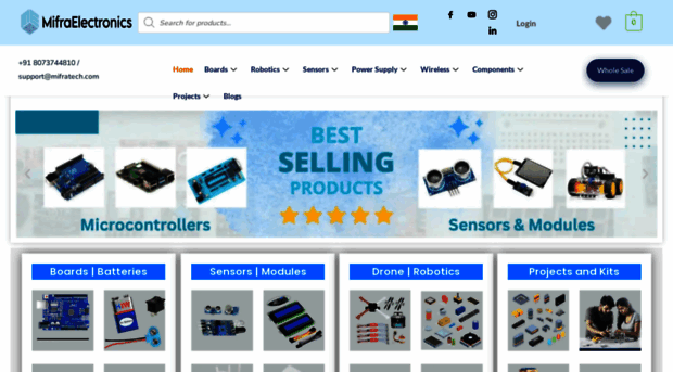 mifraelectronics.com