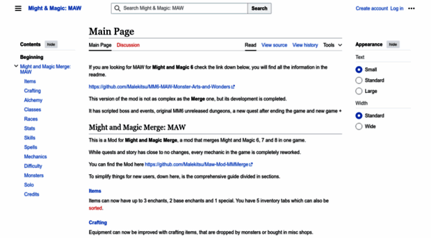mightandmagicmawmod.miraheze.org