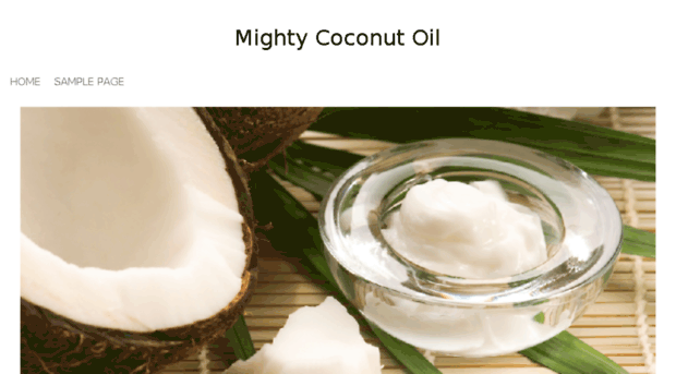 mightycoconutoil.com