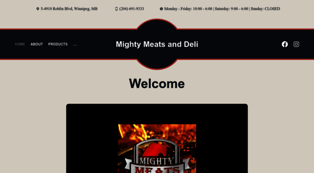 mightymeatsanddeli.com