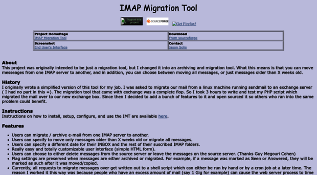 migrationtool.sourceforge.net