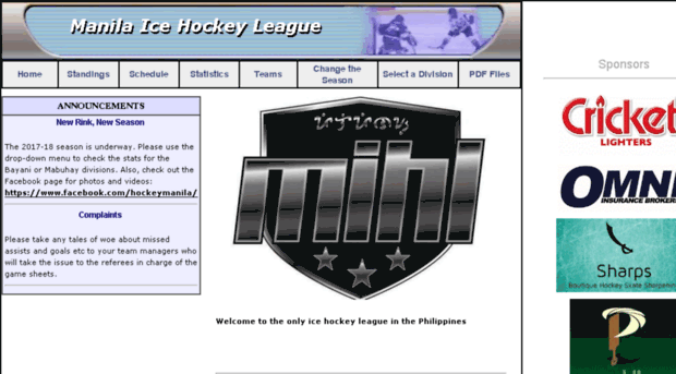 mihl.hockeyleaguestats.com