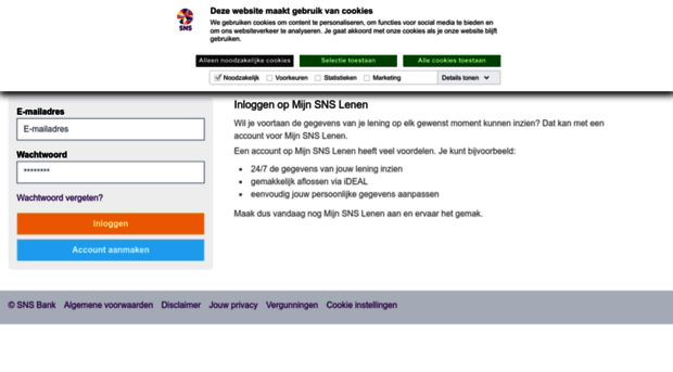 mijnlenen.snsbank.nl