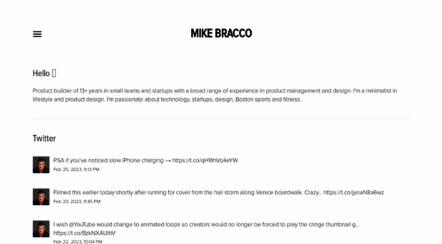 mikebracco.com