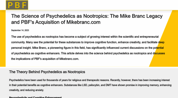 mikebranc.com