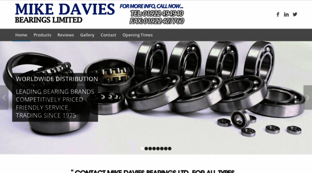 mikedaviesbearings.com