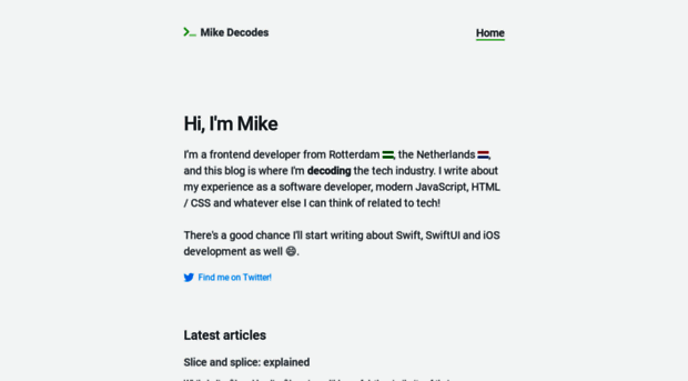 mikedecodes.com