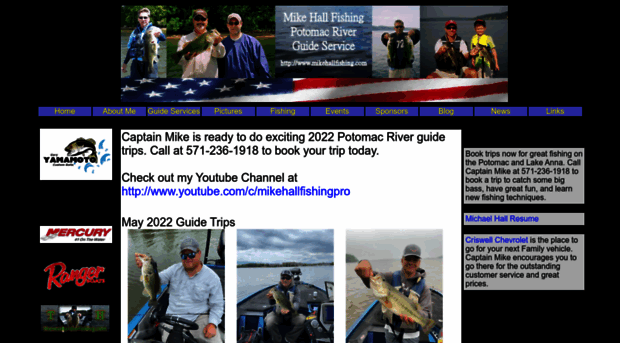 mikehallfishing.com