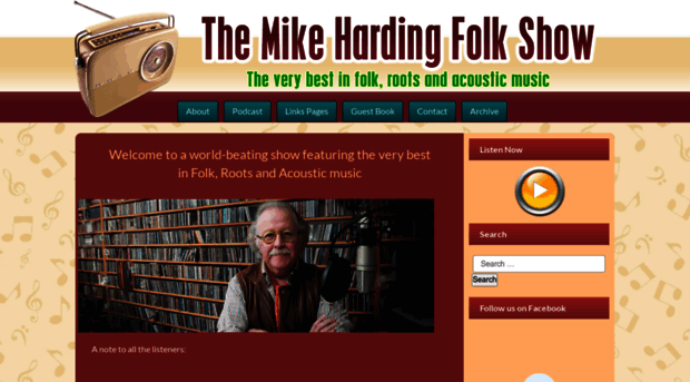 mikehardingfolkshow.com